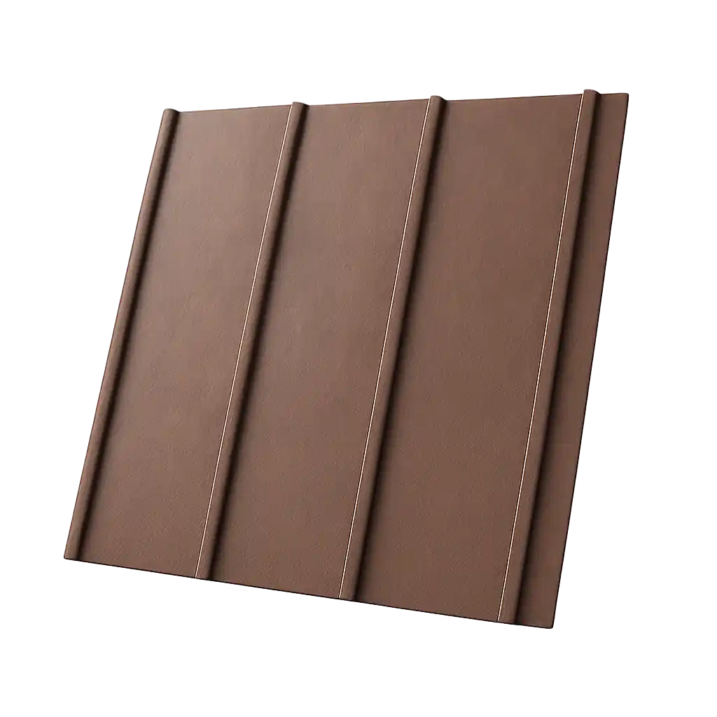 metal roofing shingles 3d illustration